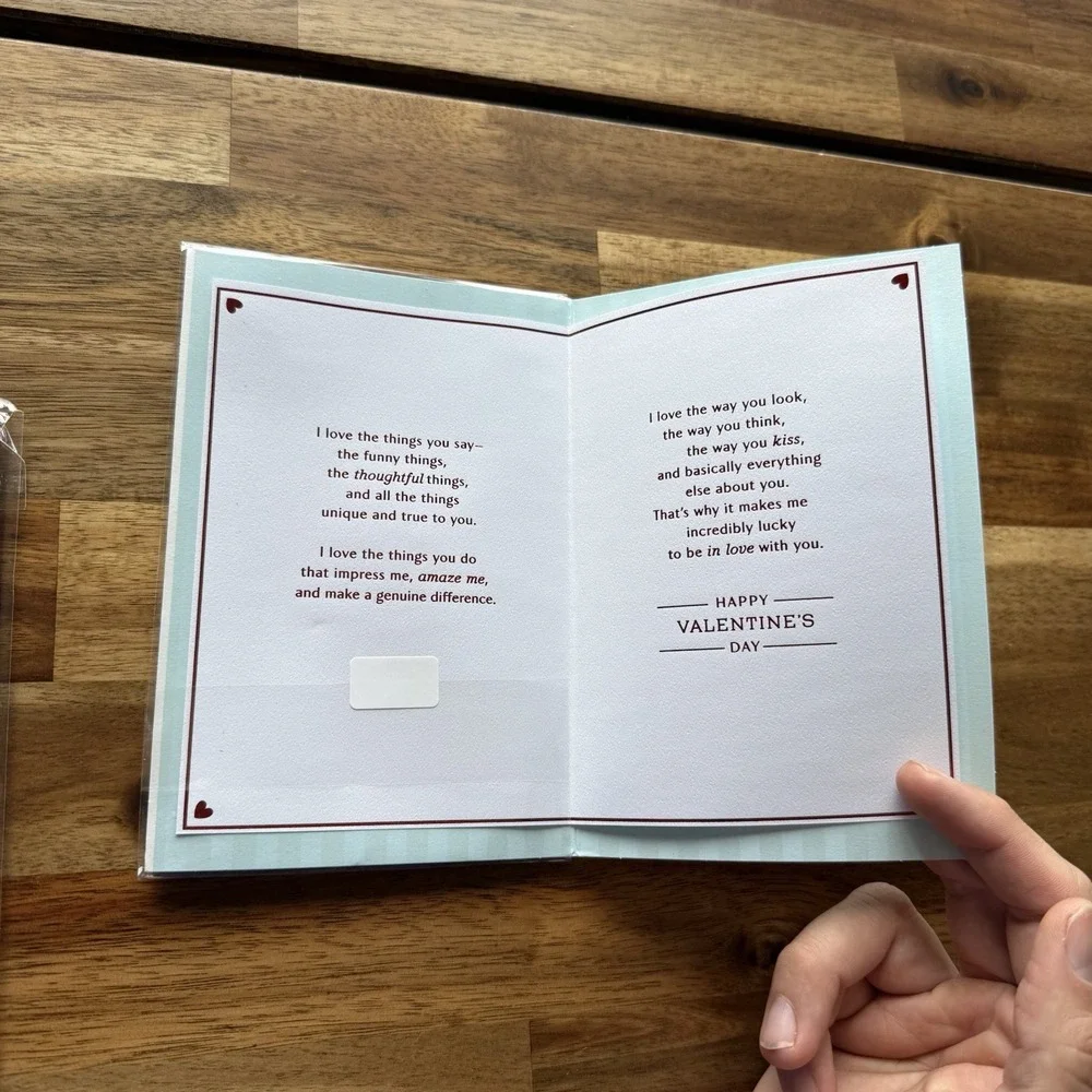 3 Hallmark Valentines Day Cards Happy Valentines Day NEW- SEE PHOTOS & READ